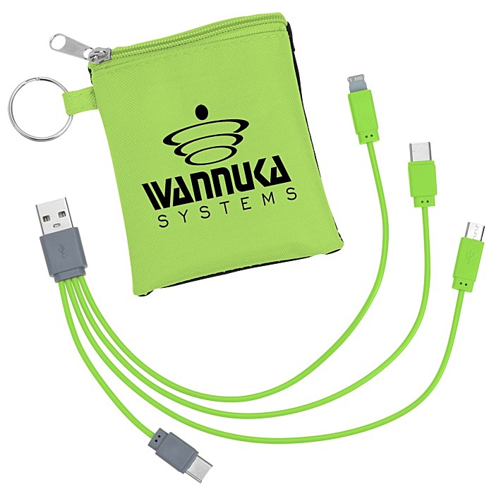 Custom Connecting Charging Cable USB-C Pouch