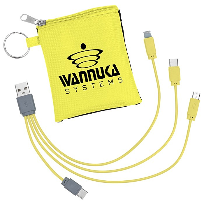 Custom Connecting Charging Cable USB-C Pouch