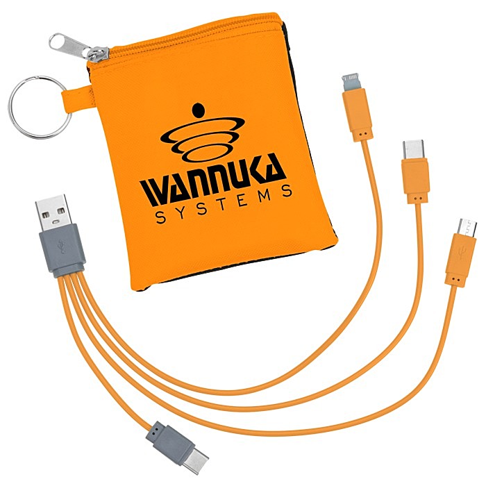 Custom Connecting Charging Cable USB-C Pouch