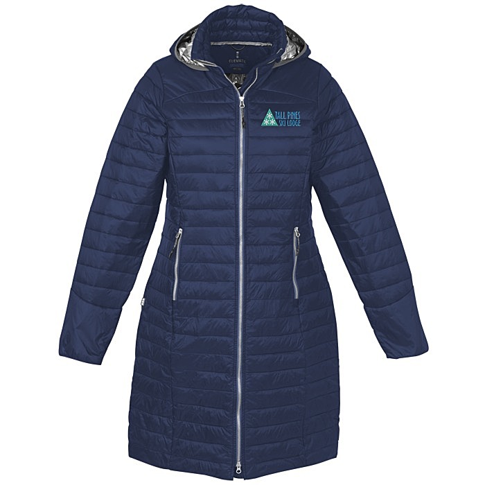Custom Silverton Long Packable Insulated Jacket - Ladies'