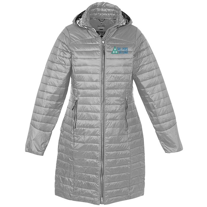 Custom Silverton Long Packable Insulated Jacket - Ladies'