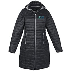 Custom Silverton Long Packable Insulated Jacket - Ladies'