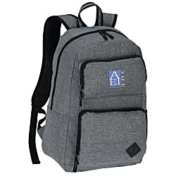 Custom Graphite Deluxe Laptop Backpack - Embroidered