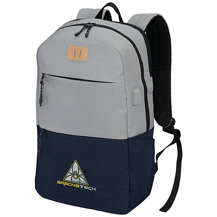 Custom Edison 15-inch Laptop Backpack - Embroidered