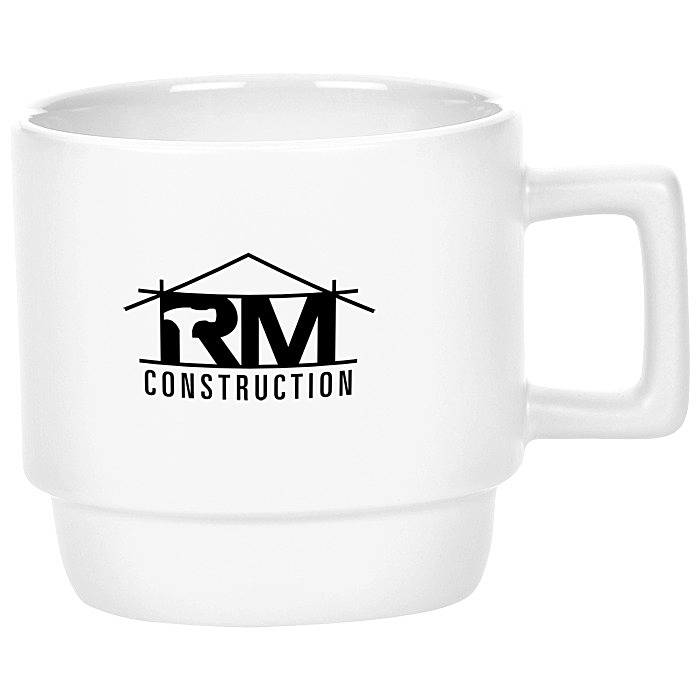Custom Totem Stackable Coffee Mug - 12 oz