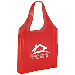 Custom Tinted Translucent Shopping Tote - Closeout