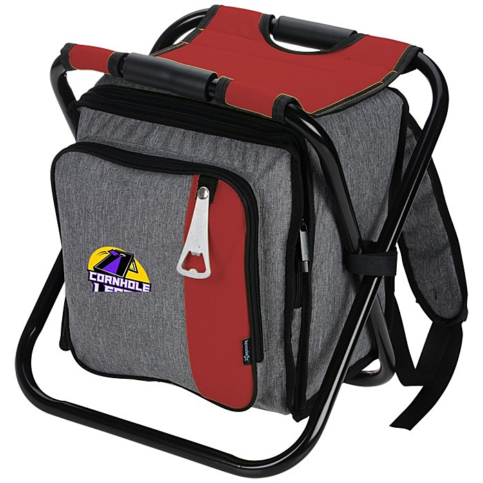 Custom Koozie® Backpack Cooler Chair - Full Colour