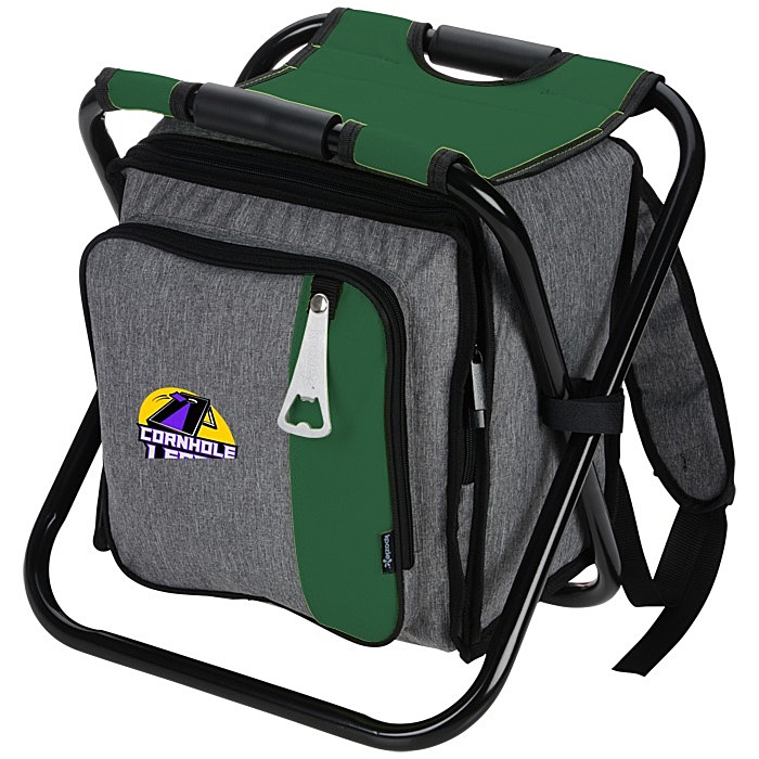 Custom Koozie® Backpack Cooler Chair - Full Colour