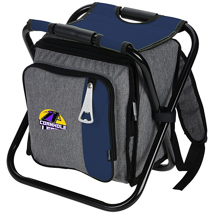 Custom Koozie® Backpack Cooler Chair - Full Colour