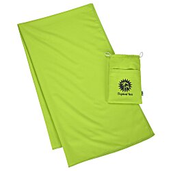 Custom Travel Beach Towel with Pouch
