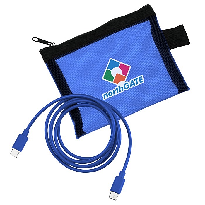 Custom Mesh Charging Cable Pouch