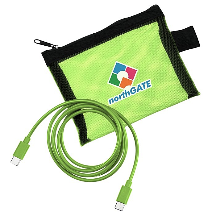Custom Mesh Charging Cable Pouch