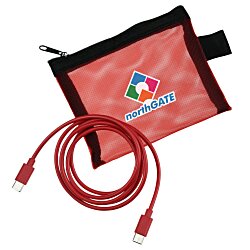 Custom Mesh Charging Cable Pouch