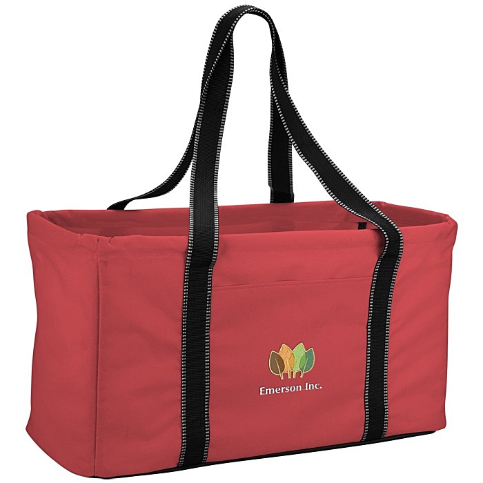 Custom Front Pocket Utility Tote - Embroidered