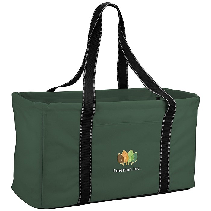 Custom Front Pocket Utility Tote - Embroidered