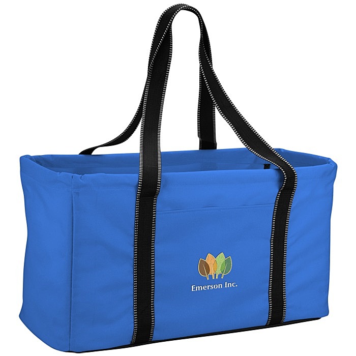 Custom Front Pocket Utility Tote - Embroidered