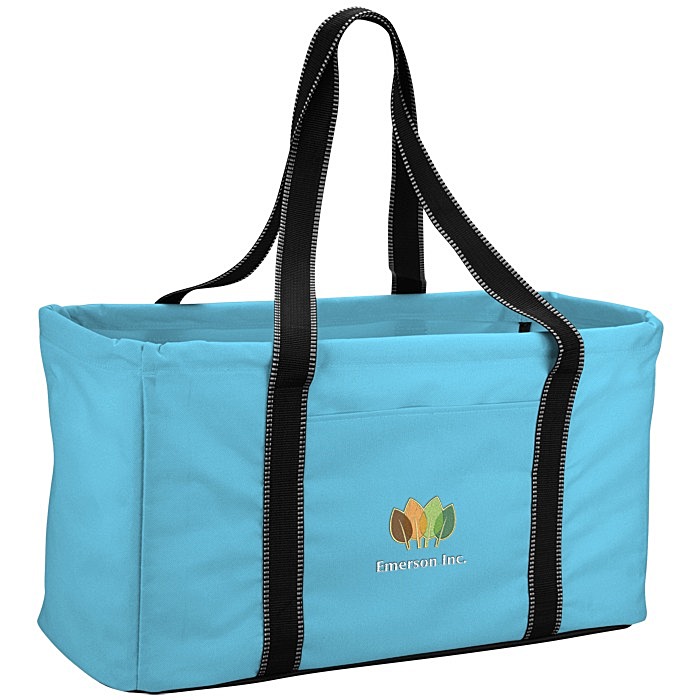 Custom Front Pocket Utility Tote - Embroidered