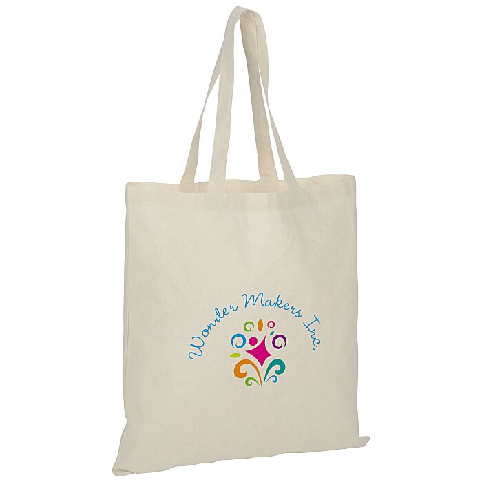Custom Budget Cotton Tote - Full Colour