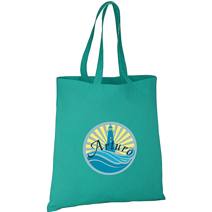 Custom Budget Cotton Tote - Colours - Full Colour