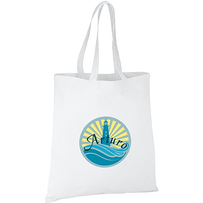 Custom Budget Cotton Tote - Colours - Full Colour