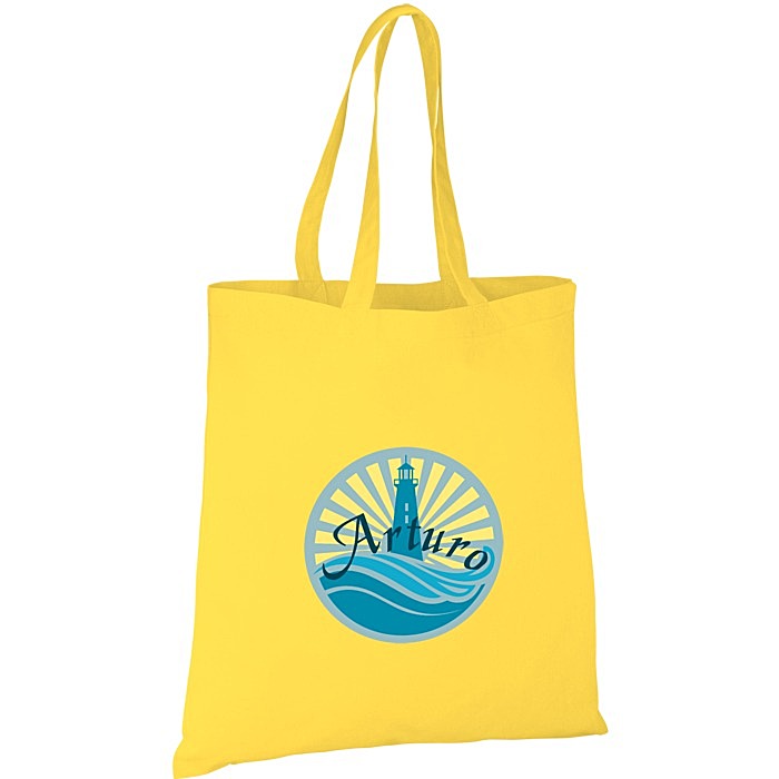Custom Budget Cotton Tote - Colours - Full Colour