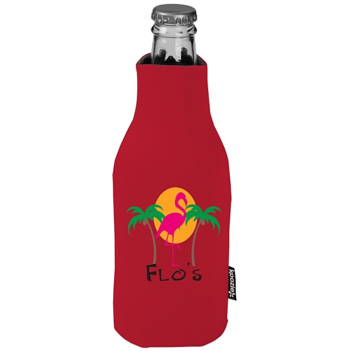Custom Zip-Up Bottle Koozie® Cooler