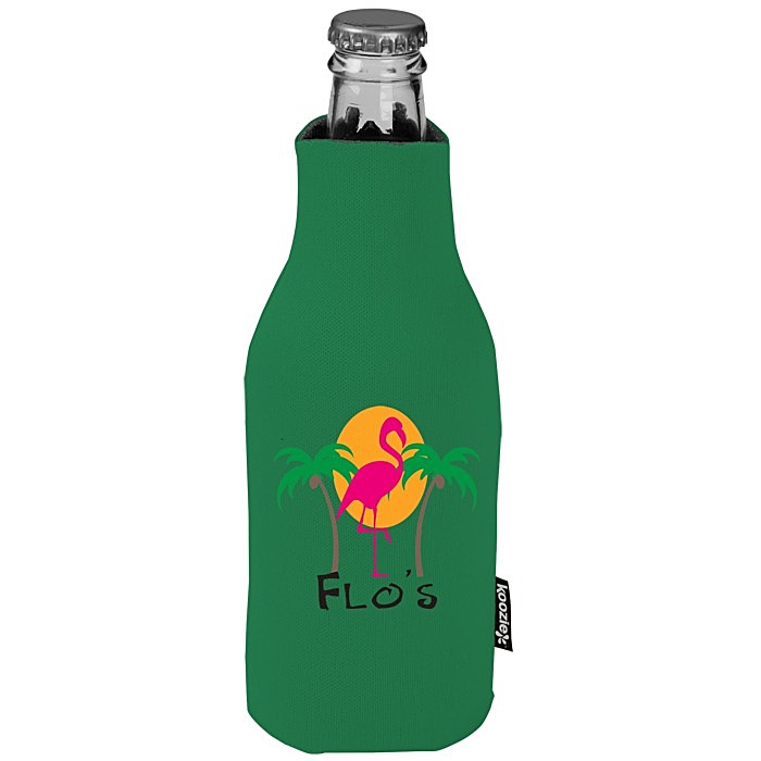 Custom Zip-Up Bottle Koozie® Cooler