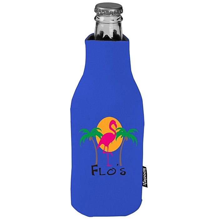 Custom Zip-Up Bottle Koozie® Cooler