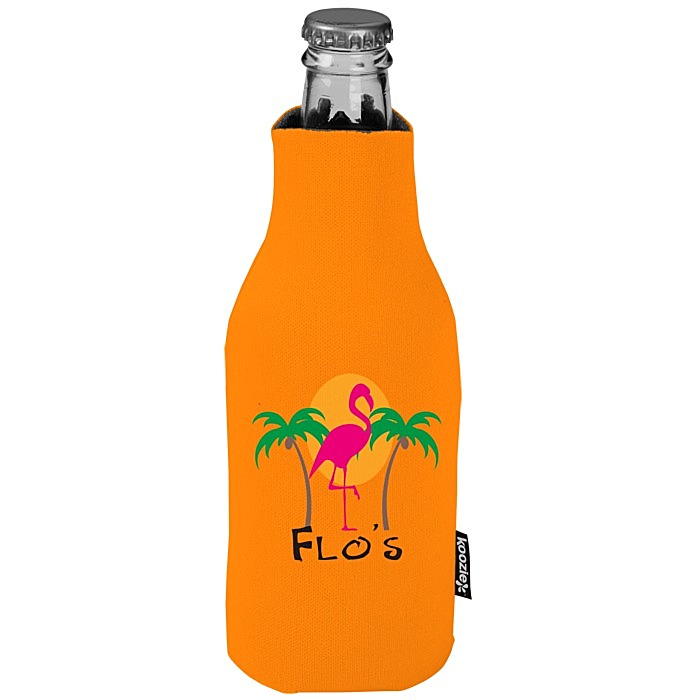 Custom Zip-Up Bottle Koozie® Cooler