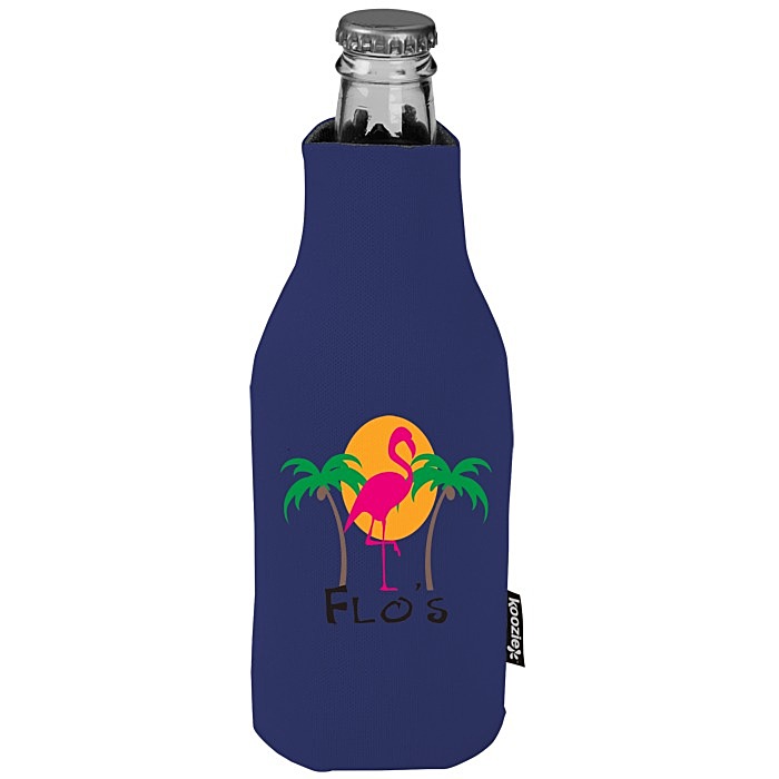 Custom Zip-Up Bottle Koozie® Cooler