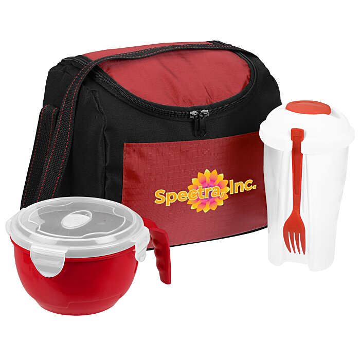 Custom Noodle and Salad Chiller Lunch Set