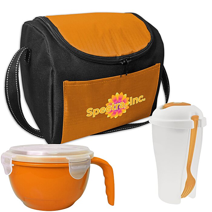 Custom Noodle and Salad Chiller Lunch Set