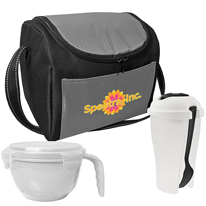 Custom Noodle and Salad Chiller Lunch Set