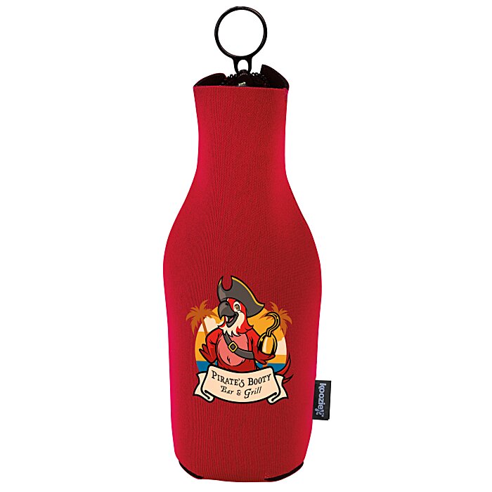 Custom Koozie® Neoprene Zip-Up Bottle Cooler