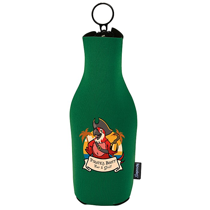 Custom Koozie® Neoprene Zip-Up Bottle Cooler