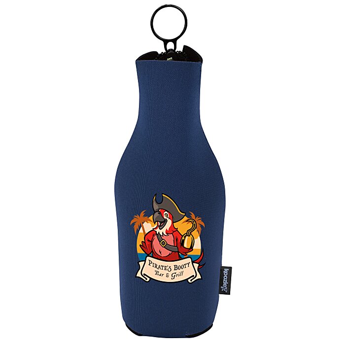 Custom Koozie® Neoprene Zip-Up Bottle Cooler