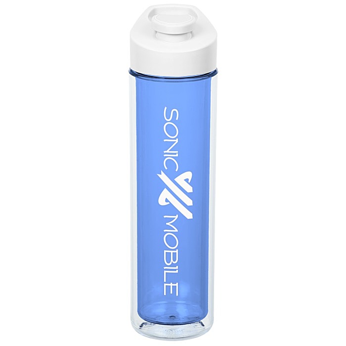 Custom Chiller Insulated Bottle with Flip Carry Lid - 16 oz