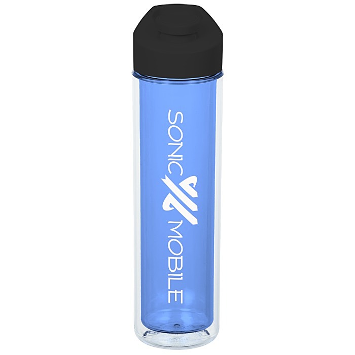 Custom Chiller Insulated Bottle with Flip Carry Lid - 16 oz