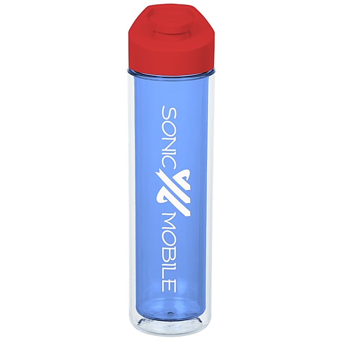 Custom Chiller Insulated Bottle with Flip Carry Lid - 16 oz