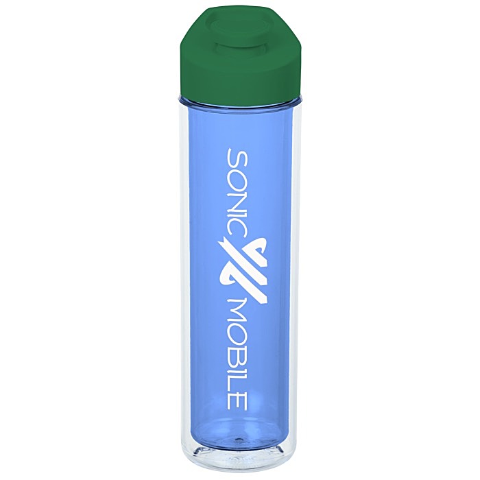 Custom Chiller Insulated Bottle with Flip Carry Lid - 16 oz
