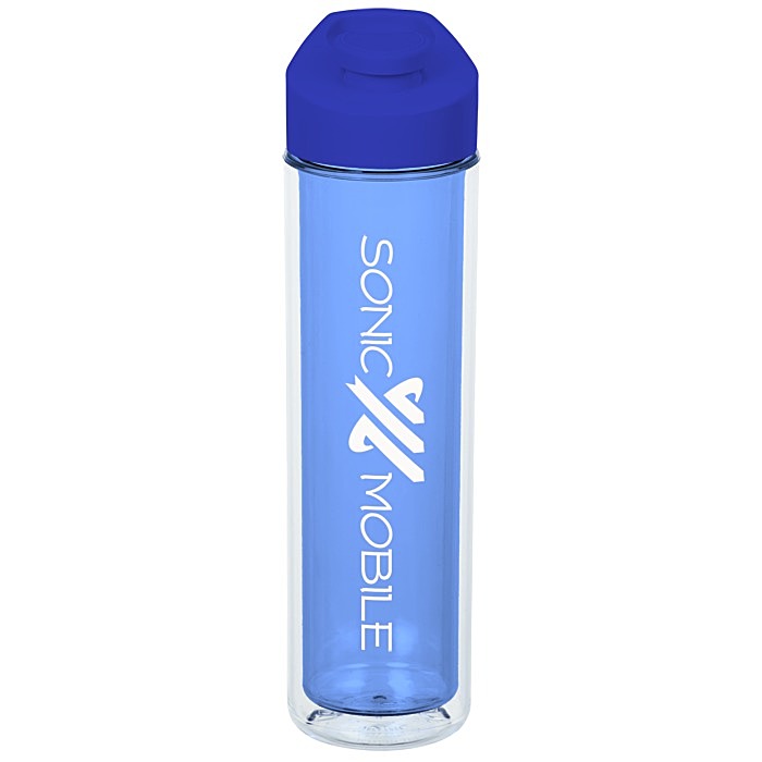 Custom Chiller Insulated Bottle with Flip Carry Lid - 16 oz