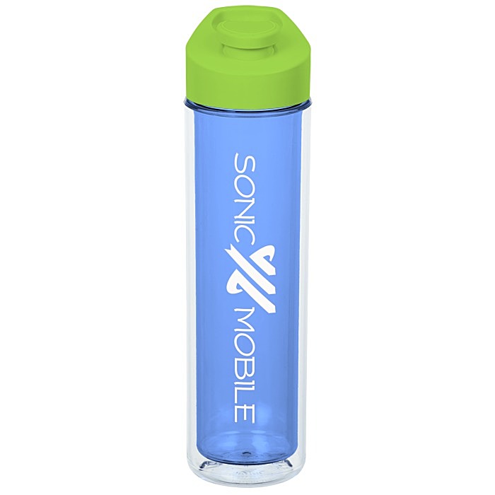 Custom Chiller Insulated Bottle with Flip Carry Lid - 16 oz