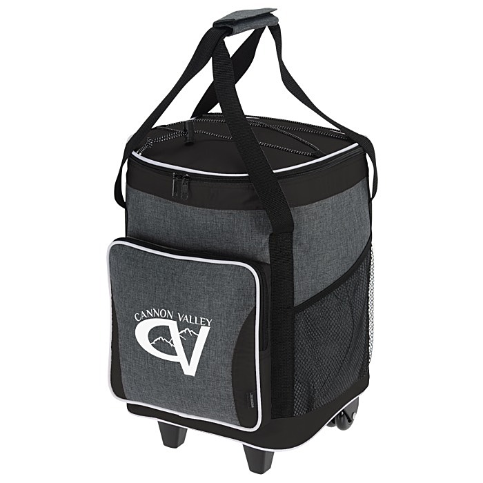 Custom Koozie® Heathered Tailgate Rolling Cooler