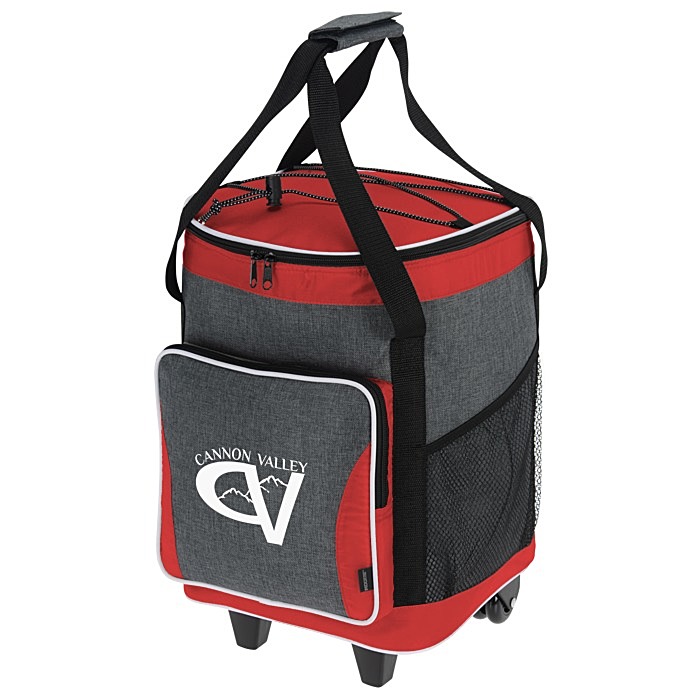 Custom Koozie® Heathered Tailgate Rolling Cooler