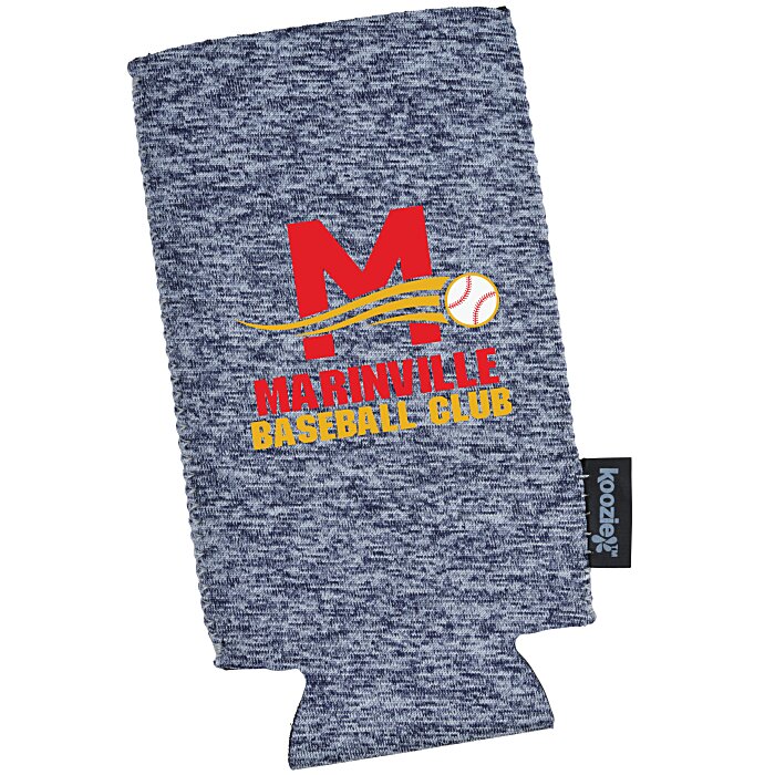 Custom Koozie® Heather Collapsible Slim Can Cooler