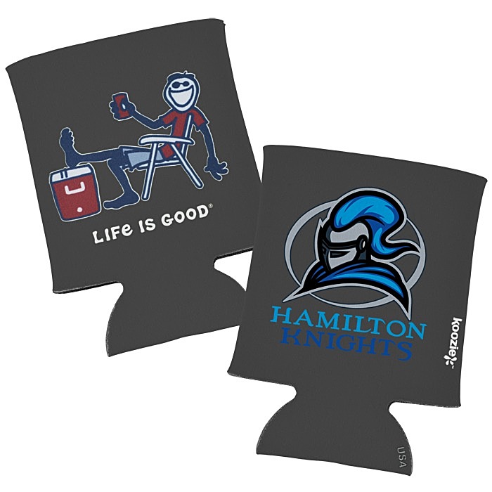 Custom Life is Good Koozie® Can Cooler - Full Colour - Cooler