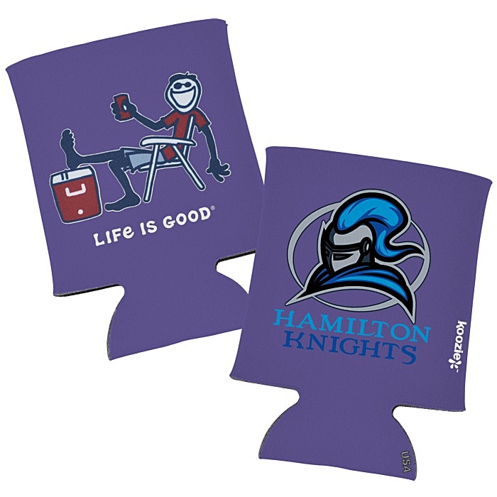 Custom Life is Good Koozie® Can Cooler - Full Colour - Cooler
