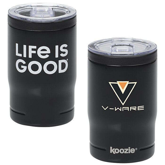Custom Life is Good Koozie® Vacuum Insulator Tumbler – 11 oz - Full Colour