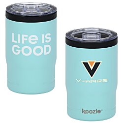 Custom Life is Good Koozie® Vacuum Insulator Tumbler – 11 oz - Full Colour