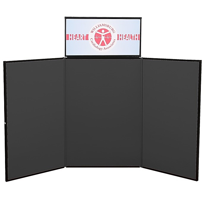 Custom Fold N Go Tabletop Display - 6 feet - Header
